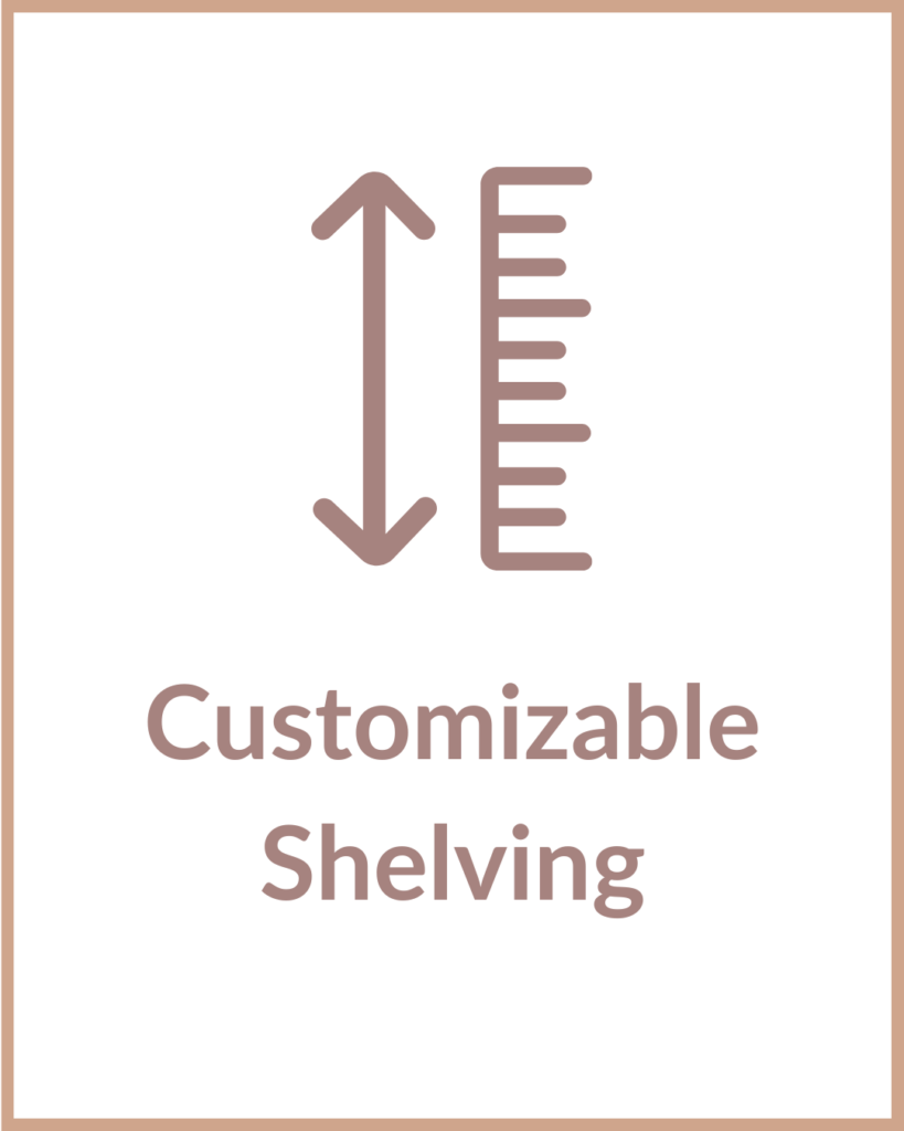 Customizable Shelving